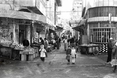  سوق نابلس بداية القرن العشرين 