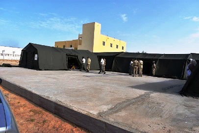 واجهة المستشفى الميداني للجيش الموريتاني
